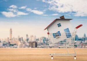 home buyer concept with mock up house in shopping cart is home buying complicated